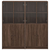 Libreria Ante Rovere Marrone 136x37x142 cm in Legno Multistrato 3206530