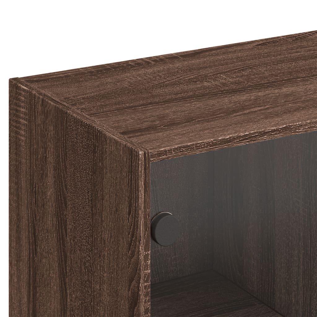 Libreria Ante Rovere Marrone 136x37x142 cm in Legno Multistrato 3206530