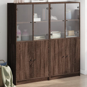 Libreria Ante Rovere Marrone 136x37x142 cm in Legno Multistrato 3206530