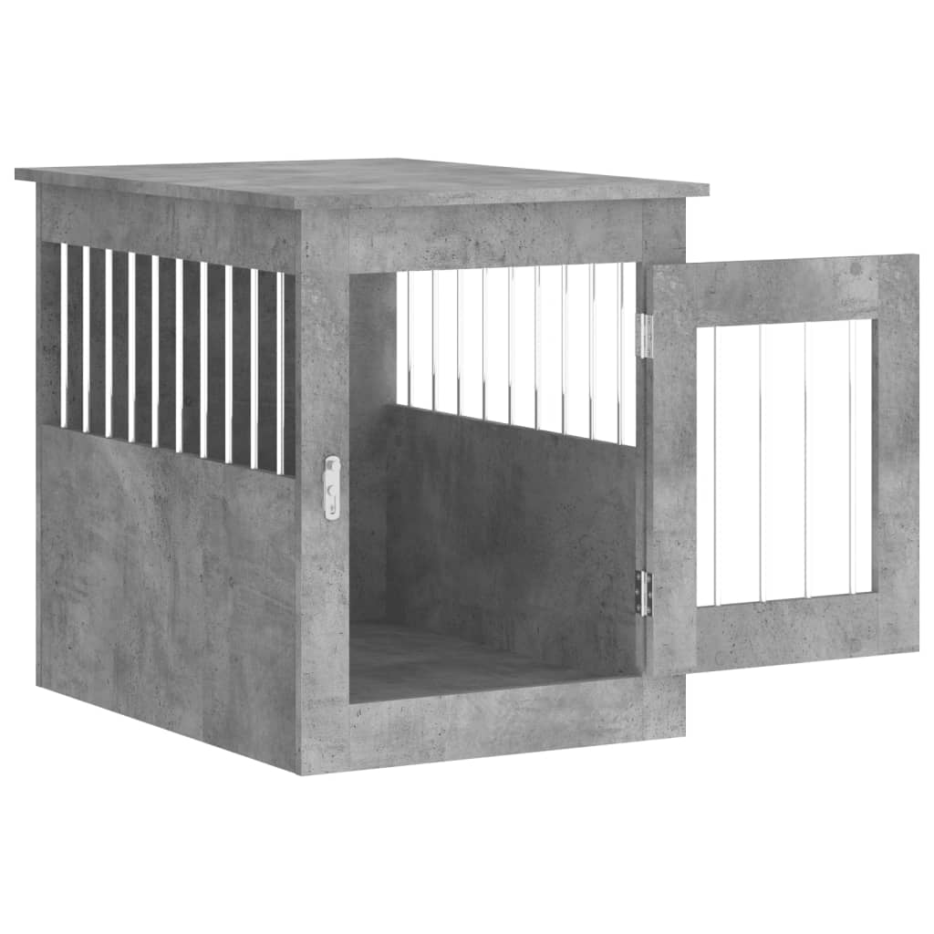 Gabbia Cani Arredamento Grigio Cemento 55x75x65cm Multistrato 838319