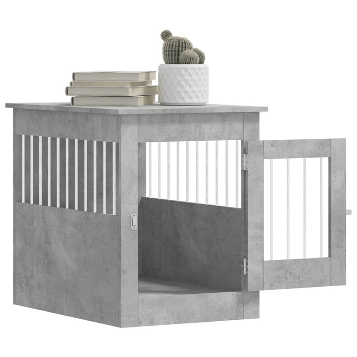 Gabbia Cani Arredamento Grigio Cemento 55x80x68cm Multistrato 838326