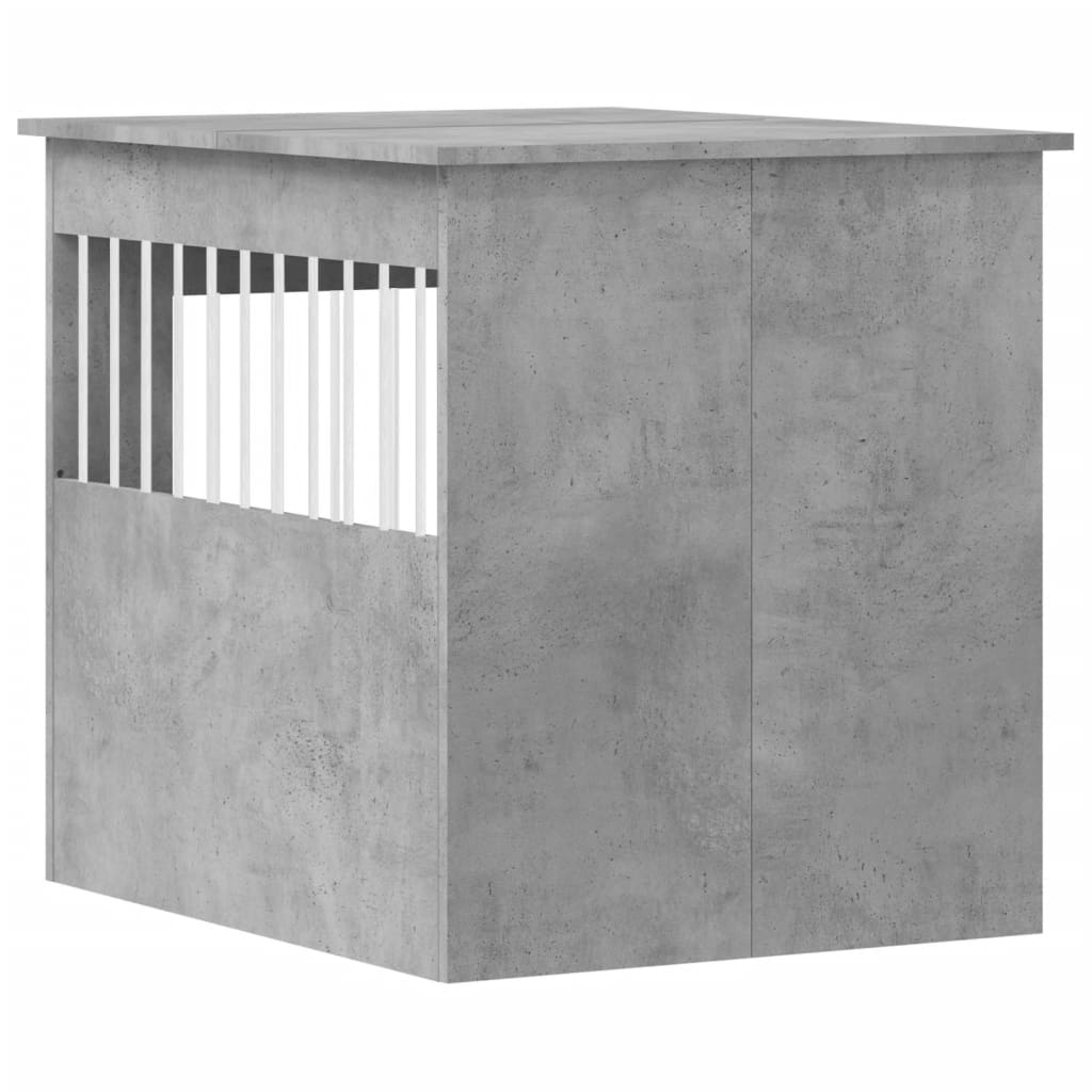 Gabbia Cani Arredamento Grigio Cemento 64,5x80x71cm Multistrato 838333