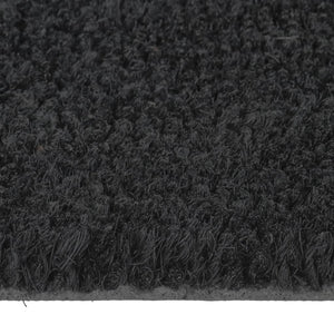 Zerbino Naturale Nero Mezzo Rotondo 40x60 cm Fibra di Cocco 155573