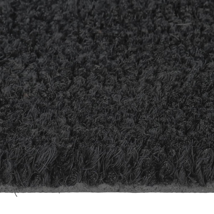 Zerbino Naturale Nero Mezzo Rotondo 40x60 cm Fibra di Cocco 155573