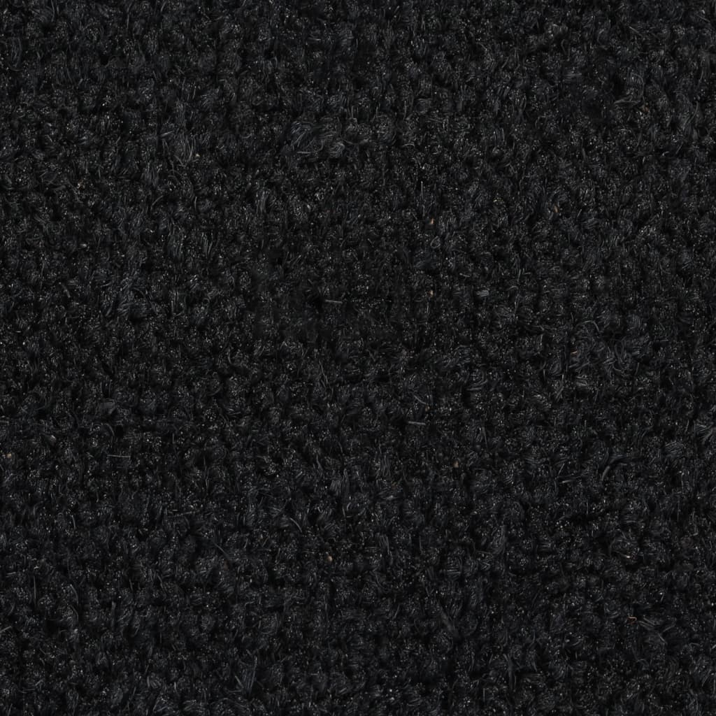 Zerbino Naturale Nero Mezzo Rotondo 40x60 cm Fibra di Cocco 155573