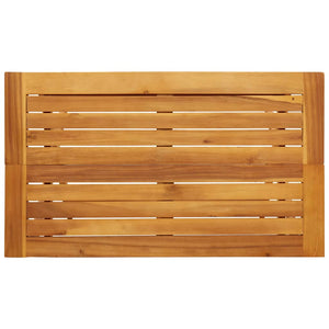 Tavolo Giardino Pieghevole 90x52,5x65 cm Legno Massello Acacia 364894