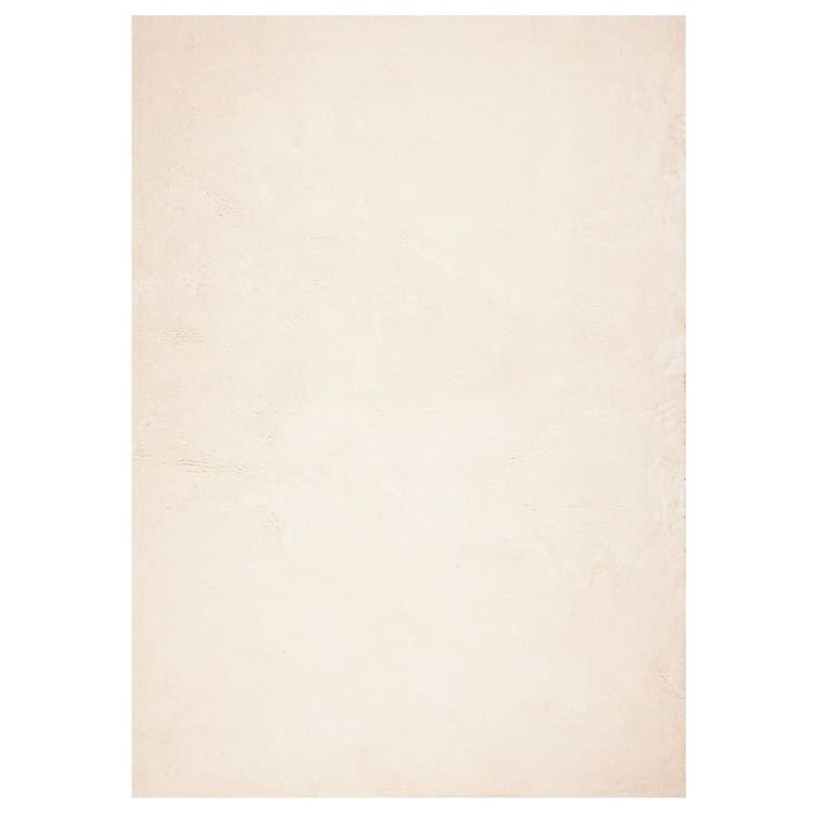 Tappeto a Pelo Corto HUARTE Morbido e Lavabile Beige 140x200 cmcod mxl 85965