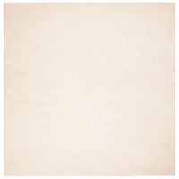 Tappeto a Pelo Corto Morbido e Lavabile Beige 240x240 cm 375025