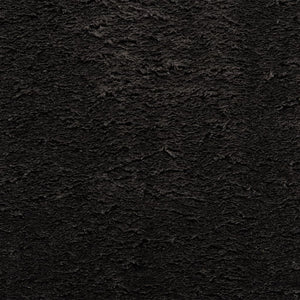 Tappeto a Pelo Corto Morbido e Lavabile Nero 60x110 cm 375108