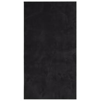 Tappeto a Pelo Corto HUARTE Morbido e Lavabile Nero 80x150 cmcod mxl 133945