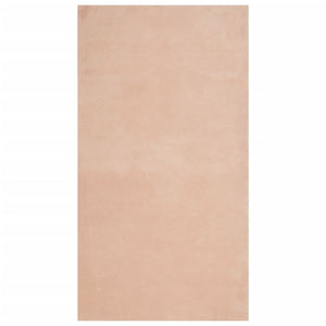 Tappeto a Pelo Corto Morbido e Lavabile Rosato 60x110 cm 375146