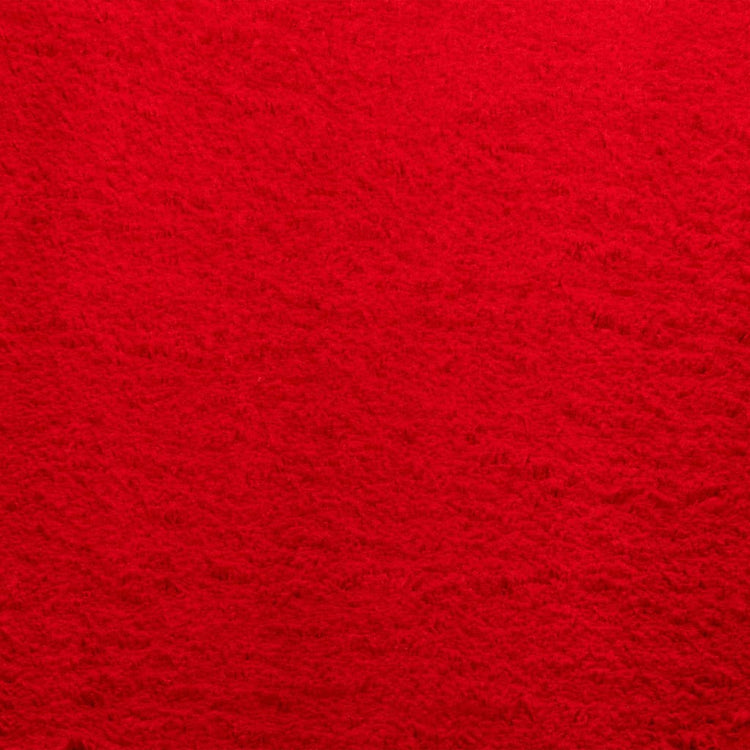 Tappeto a Pelo Corto Morbido e Lavabile Rosso 80x150 cm 375166