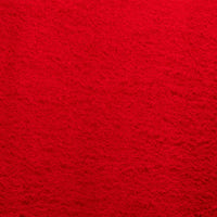 Tappeto a Pelo Corto Morbido e Lavabile Rosso 80x200 cm 375167