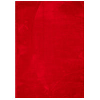 Tappeto a Pelo Corto Morbido e Lavabile Rosso 240x340 cm 375178