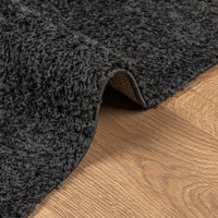 Tappeto Shaggy a Pelo Lungo Moderno Antracite 60x110 cm 375184