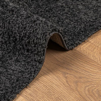 Tappeto Shaggy a Pelo Lungo Moderno Antracite 100x200 cm 375188