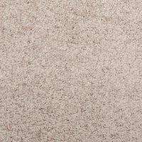 Tappeto Shaggy a Pelo Lungo Moderno Beige 60x110 cm 375206