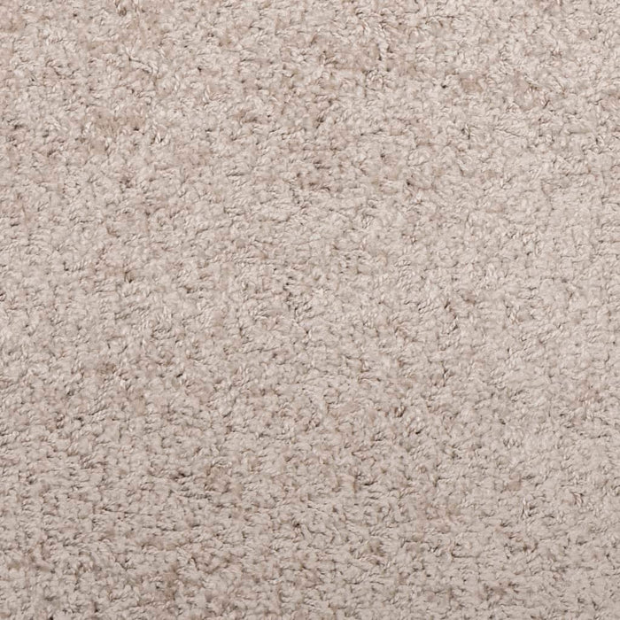 Tappeto Shaggy a Pelo Lungo Moderno Beige 60x110 cm 375206