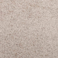 Tappeto Shaggy a Pelo Lungo Moderno Beige 80x150 cm 375207