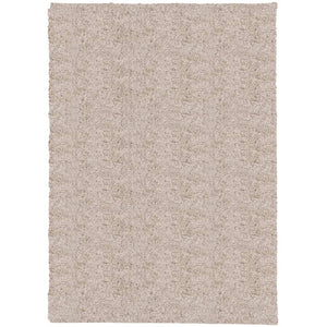 Tappeto Shaggy a Pelo Lungo Moderno Beige 200x280 cmcod mxl 111448