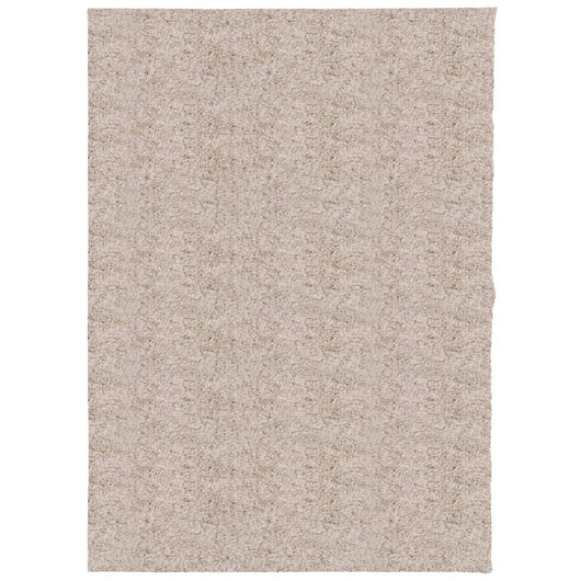 Tappeto Shaggy a Pelo Lungo Moderno Beige 240x340 cm 375219