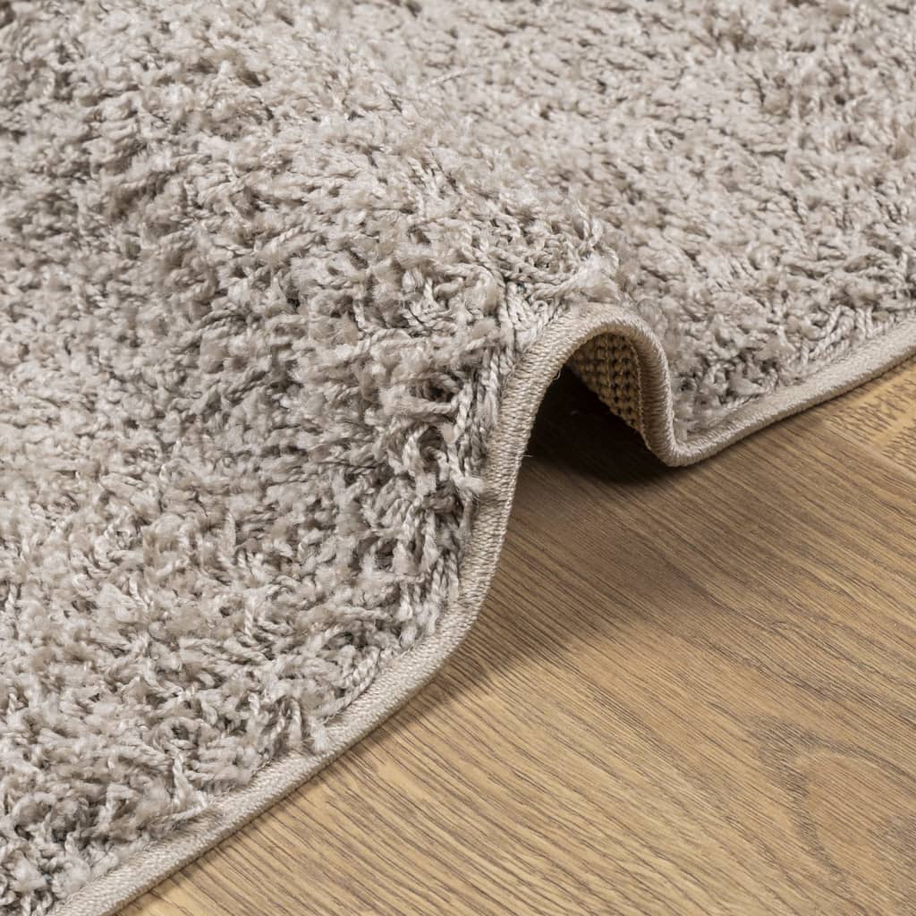 Tappeto Shaggy a Pelo Lungo Moderno Beige 240x340 cm 375219