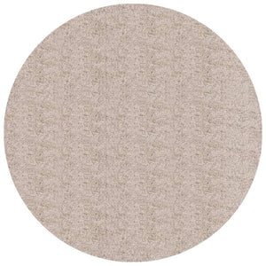 Tappeto Shaggy a Pelo Lungo Moderno Beige Ø 160 cm 375224