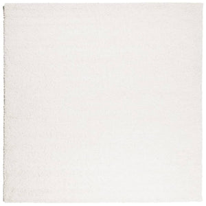 Tappeto Shaggy a Pelo Lungo Moderno Crema 200x200 cm 375238