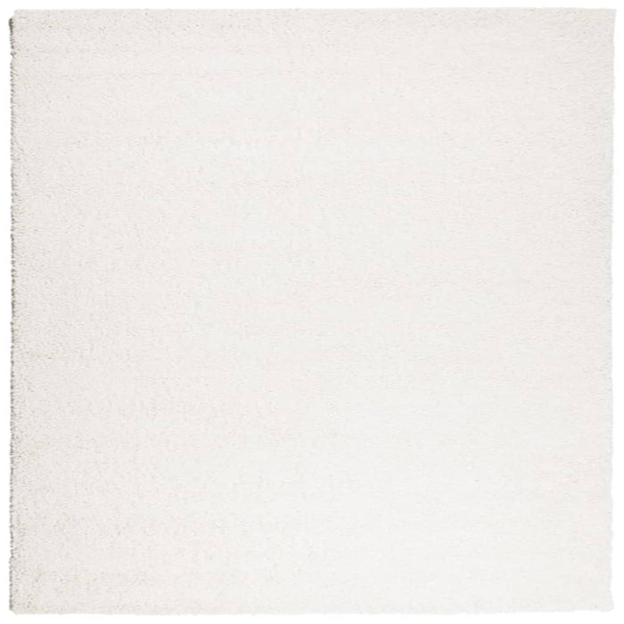 Tappeto Shaggy a Pelo Lungo Moderno Crema 200x200 cm 375238