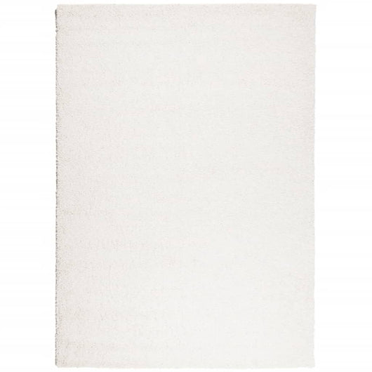 Tappeto Shaggy a Pelo Lungo Moderno Crema 240x340 cm 375241