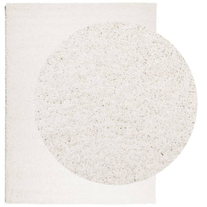 Tappeto Shaggy a Pelo Lungo Moderno Crema 300x400 cm 375242