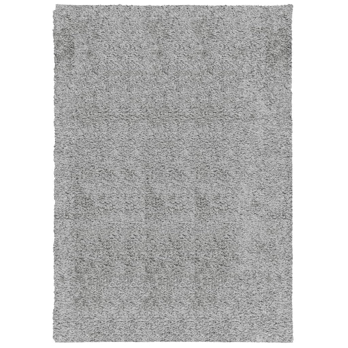 Tappeto Shaggy a Pelo Lungo Moderno Grigio 120x170 cmcod mxl 87788