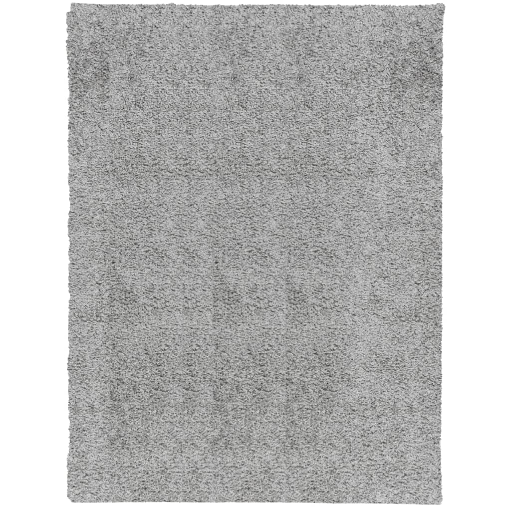 Tappeto Shaggy a Pelo Lungo Moderno Grigio 300x400 cm 375264