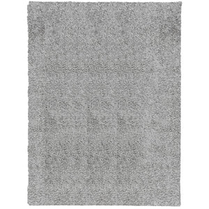 Tappeto Shaggy a Pelo Lungo Moderno Grigio 300x400 cm 375264