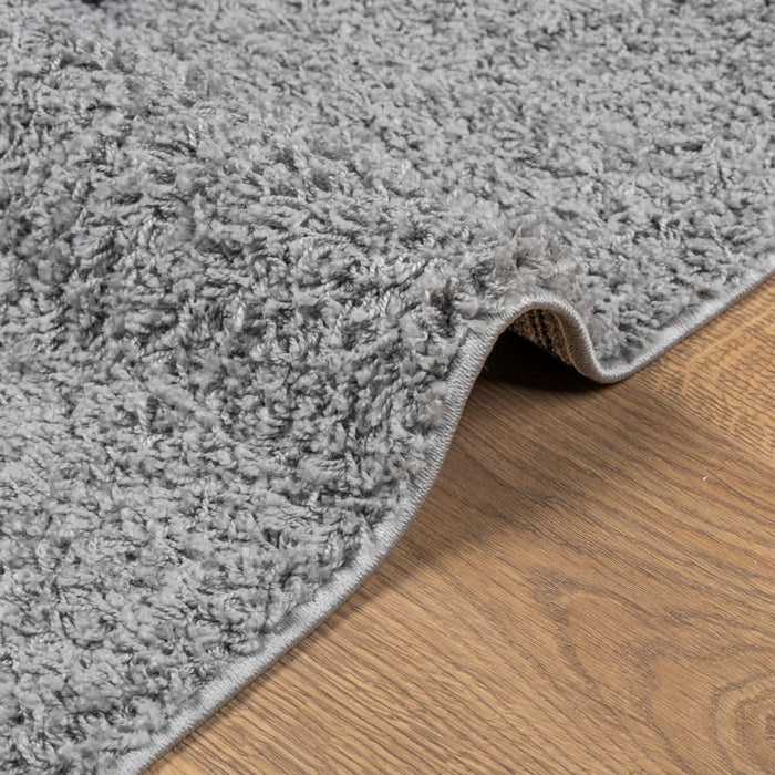 Tappeto Shaggy a Pelo Lungo Moderno Grigio 300x400 cm 375264