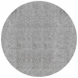 Tappeto Shaggy PAMPLONA a Pelo Lungo Moderno Grigio Ø 240 cm 375270