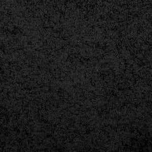 Tappeto Shaggy a Pelo Lungo Moderno Nero 140x200 cm 375279