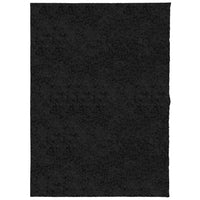 Tappeto Shaggy PAMPLONA a Pelo Lungo Moderno Nero 240x340 cm 375285