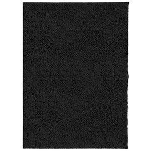 Tappeto Shaggy PAMPLONA a Pelo Lungo Moderno Nero 240x340 cm 375285