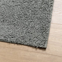 Tappeto Shaggy a Pelo Lungo Moderno Verde 240x240 cm 375306