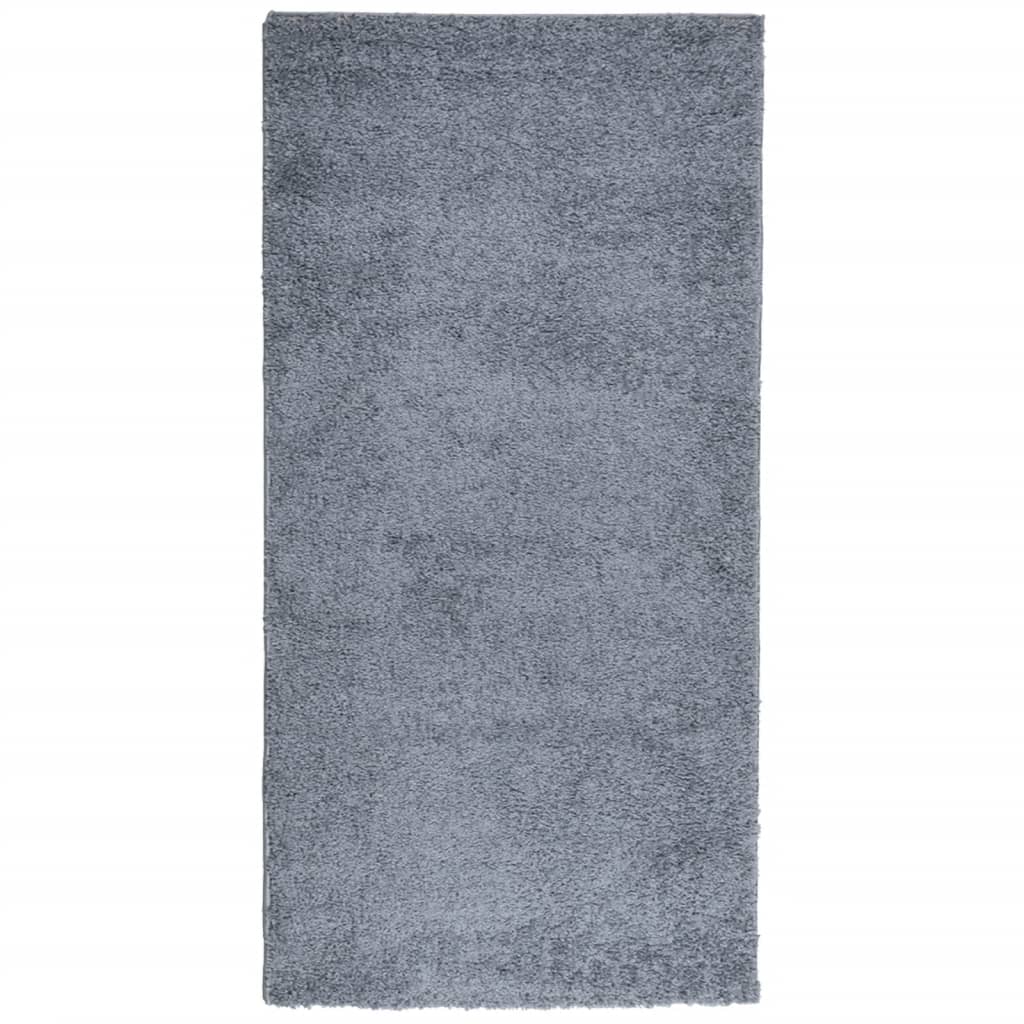 Tappeto Shaggy PAMPLONA a Pelo Lungo Moderno Blu 100x200 cm 375320