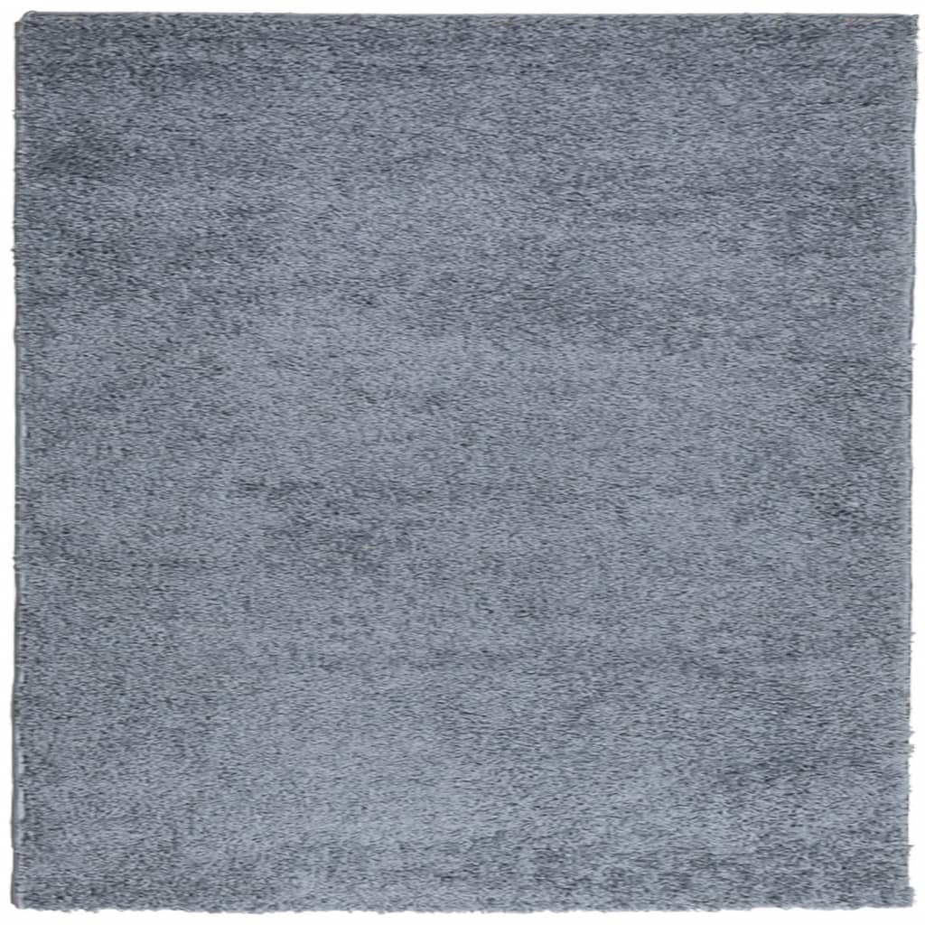 Tappeto Shaggy PAMPLONA a Pelo Lungo Moderno Blu 120x120 cm 375321