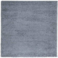 Tappeto Shaggy a Pelo Lungo Moderno Blu 240x240 cm 375328