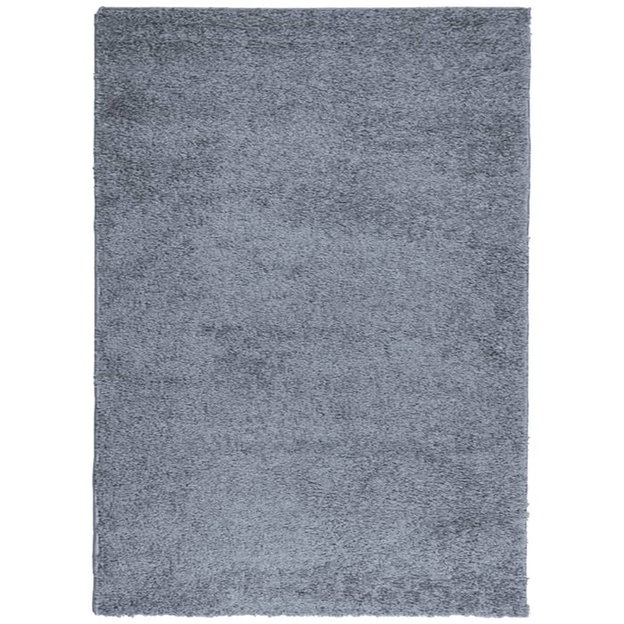 Tappeto Shaggy a Pelo Lungo Moderno Blu 240x340 cm 375329