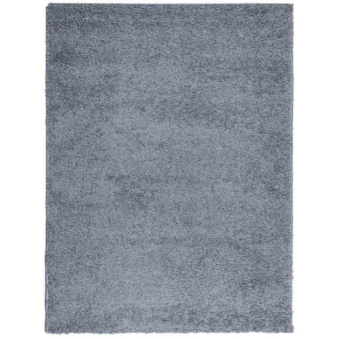 Tappeto Shaggy a Pelo Lungo Moderno Blu 300x400 cmcod mxl 89578