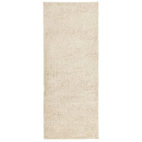 Tappeto Shaggy a Pelo Lungo Moderno Oro 80x200 cm 375340