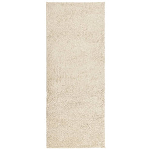 Tappeto Shaggy a Pelo Lungo Moderno Oro 80x200 cm 375340