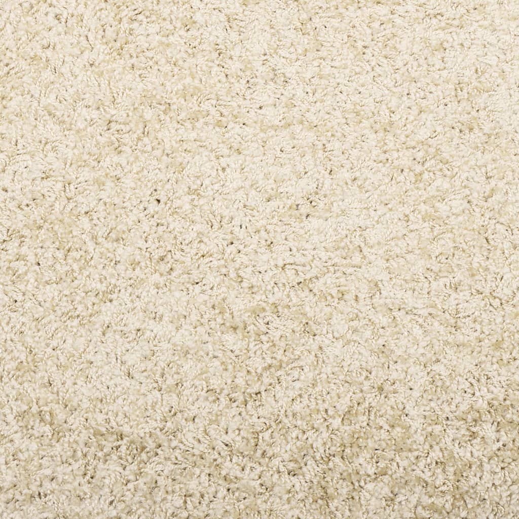 Tappeto Shaggy a Pelo Lungo Moderno Oro 80x250 cm 375341