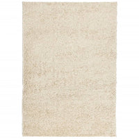 Tappeto Shaggy a Pelo Lungo Moderno Oro 160x230 cm 375347