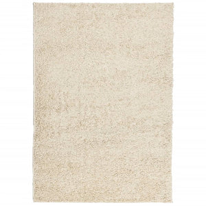 Tappeto Shaggy a Pelo Lungo Moderno Oro 160x230 cm 375347